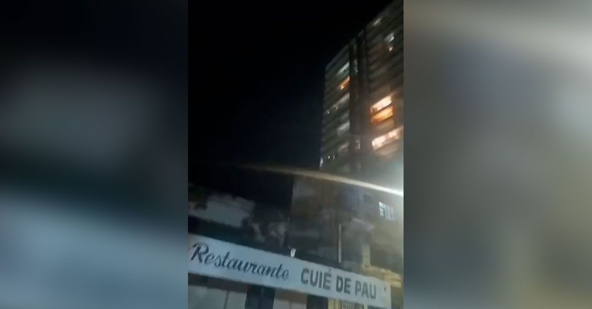 Tremor assusta moradores de Santarém durante jogo do Brasil